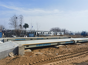 信陽光山孫鐵鋪鎮(zhèn)砂石料廠150噸地磅